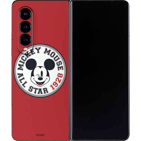 Disney Mickey Mouse All Star 1928 Galaxy Z Fold4 5G Skin